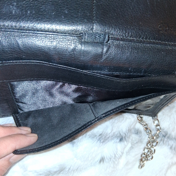 Brighton Black and Brown Chain Crossbody Bag - Picture 9 of 14